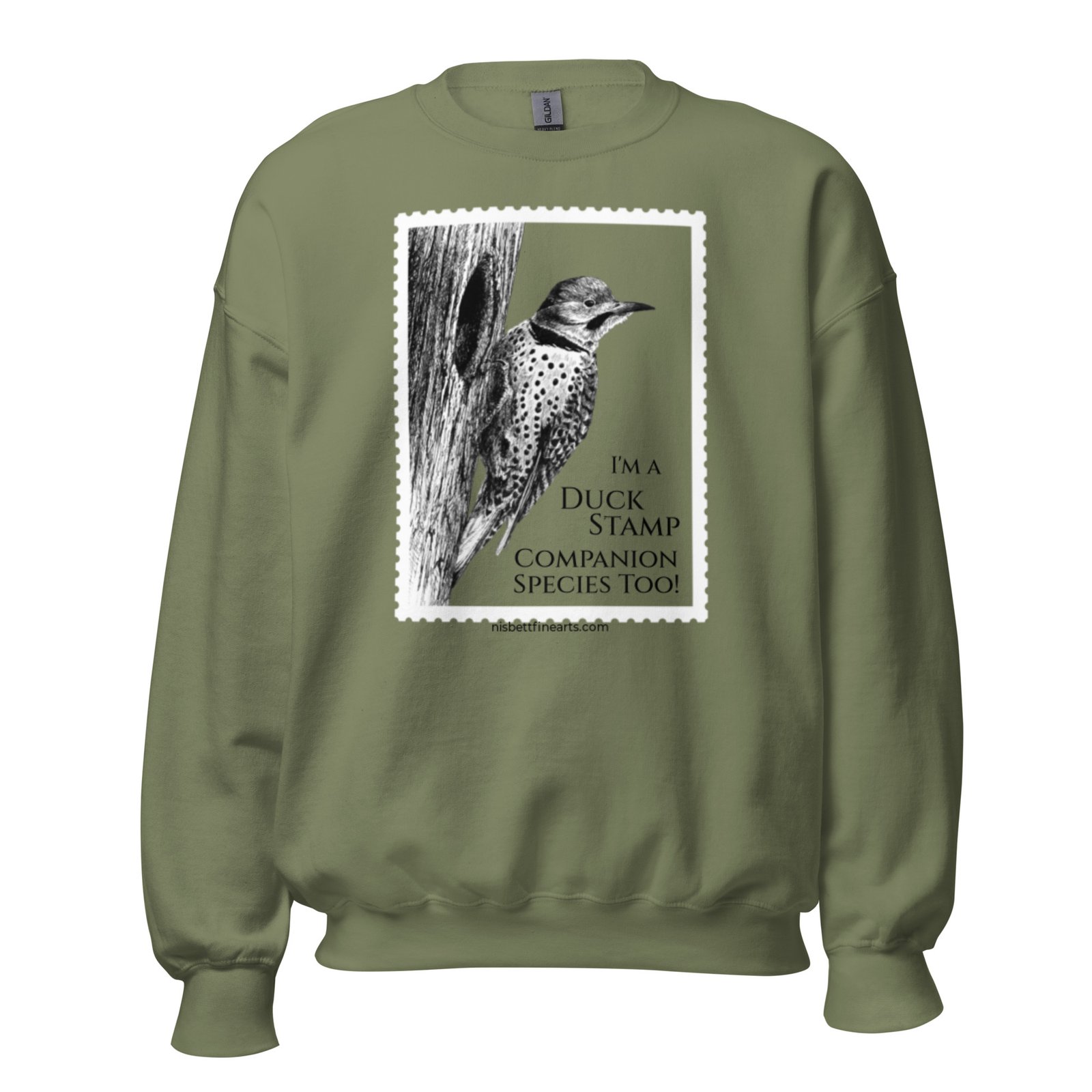 Duck Stamp Companion Species Unisex Sweatshirt - Image 2